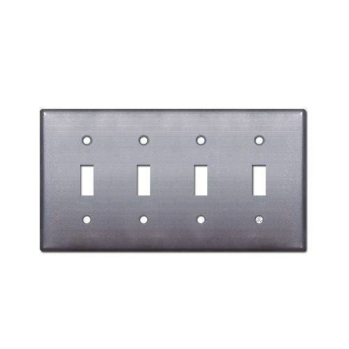 Mulberry 80074 Princess Wallplate 4 Gangs 5 in H x 8.187 in W