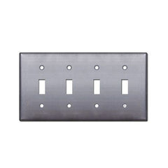 Mulberry 80074 Princess Wallplate 4 Gangs 5 in H x 8.187 in W