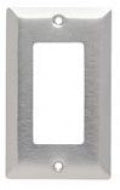 Legrand-Pass & Seymour SL26 Smooth Metal Wall Plate, 1gang Decorator, 430 Stainless Steel