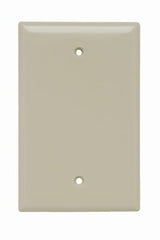 Legrand SPJ13-I Pass & Seymour 1-Gang Blank Ivory Smooth Thermoset Plastic Junior-Jumbo Wallplate