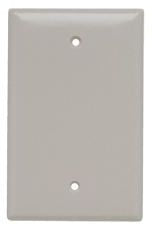 Legrand SPJ13-LA Pass & Seymour 1-Gang Blank Light Almond Junior Jumbo Wallplate