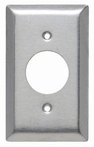 Legrand-Pass & Seymour SL7 Smooth Metal Wall Plate 1gang Single 430 Stainless Steel