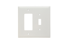 Legrand TPJ126W Pass & Seymour TPJ126-W 2Gang Wall Plate, Toggle / Decorator, Nylon, Jumbo - White