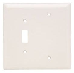 Legrand TPJ113-W Pass & Seymour Combination Wall Plate 2 Gang Toggle / Blank Replacement MPN