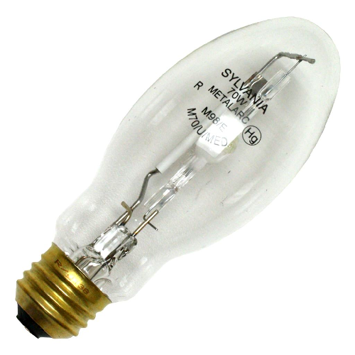 LEDVANCE M70/U/MED/64836 M70/U/MED Sylvania 70W Metalarc Pulse Start Quartz Metal Halide Lamp