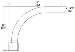 LEDVANCE AREADTD1A/ARM/24/60127 SYLVANIA AREA DUSK TO DAWN LIGHT, 24 ARM