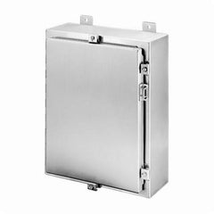 nVent A36H3612SSLP A4S Enclosure, 36 in L, 36 in W, 12 in D, NEMA 4X/IP66