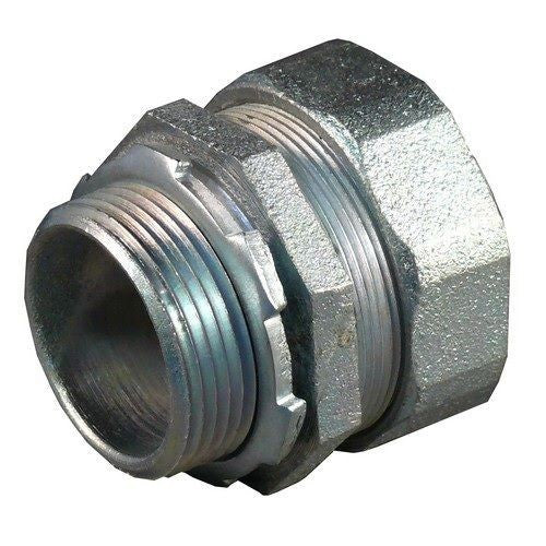 Emerson CG-5075S CG Series Strain Relief Straight Cord Connector, 3/4 in Trade, 1/2 to 5/8 in Cable Openings, Machined Steel