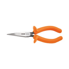 Klein D203-7-INS Pliers, Long Nose Side-Cutters, Insulated, 7-Inch