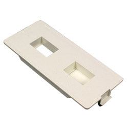 Legrand-Wiremold 5507FRJ-WH Nm Flush Faceplate 5500 White