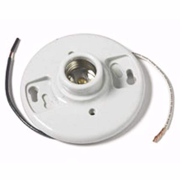 EPCO 16520 Lamp Holder Keyless Base Medium Base Porcelain 7 IN