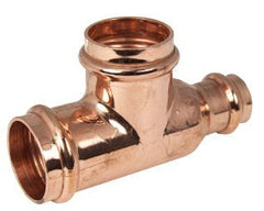 Apollo 10066018 811R Tee - Reducing Run, Copper, Small Diameter, PxPxP, 2x1x2