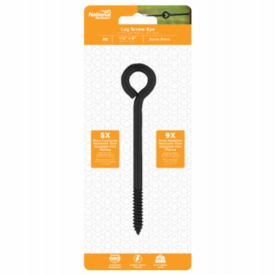 NATIONAL HARDWARE National Mfg N820-088 Lag Screw Eye 5/16x6 in 10-pack