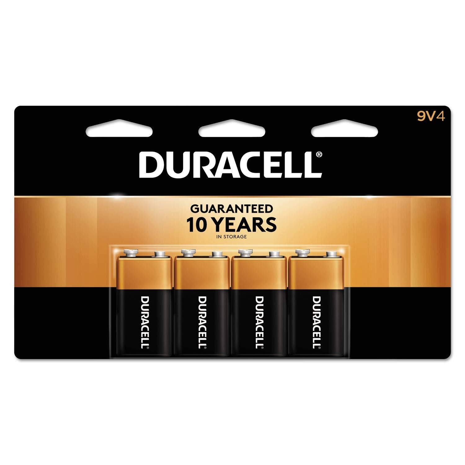 DURACELL Duracell MN16RT4Z Coppertop Alkaline 9V 4-Pack