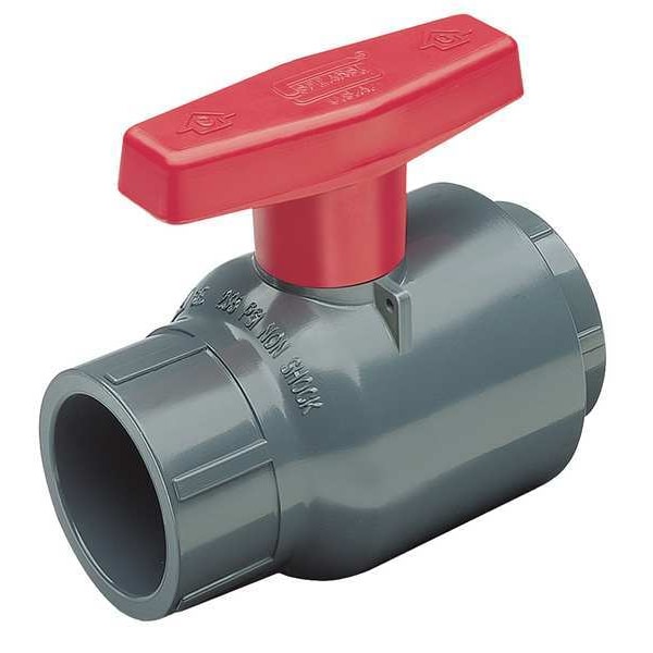 Spears 2122-005 1/2 PVC Compact Ball Valve SOC EPDM