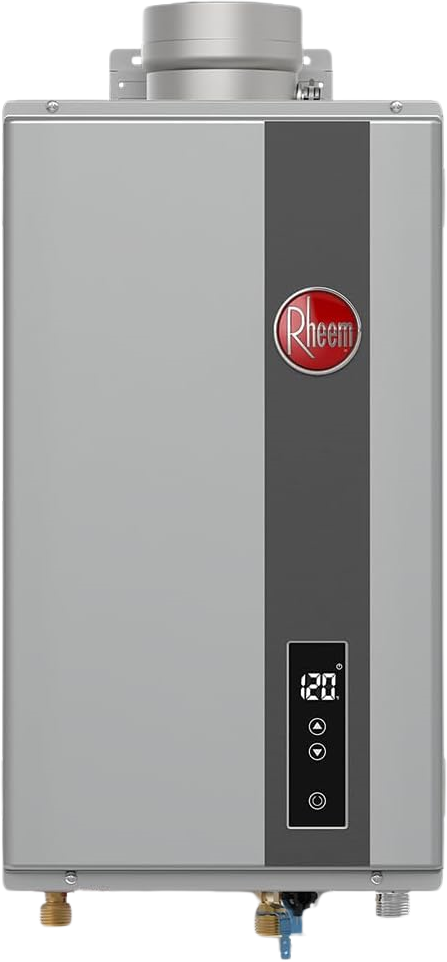 RHEEM RTG-84DVLN-3 RTG Tankless Gas Water Heater Mid-Efficiency Indoor Direct Vent 8.4 Max GPM 82% EF 5860