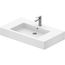 Duravit 03298500001 Lavatory Sink Vero Wall Mount with Overflow & WonderGliss Surface Treatment 19-1/4 x 33-1/2 Inch Rectangle White 1 Hole