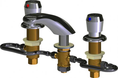 CHICAGO FAUCETS 404-HZ665ABCP BATH & KITCHEN FAUCETS