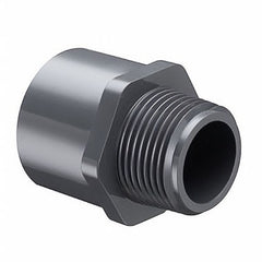 Spears 436-015G 1-1/2 PVC Male Adapter MPTXSOC SCH40 GRY