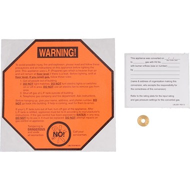 LOCHINVAR 100159009 LIQUID PROPANE CONVERSION KITS