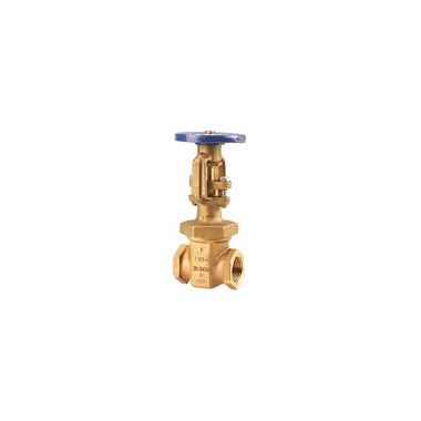 Nibco T1040-12 Gate Valve Rising Stem with Outside Screw and Yoke 1/2 Inch Bronze Class 125 Threaded Female T-104-O