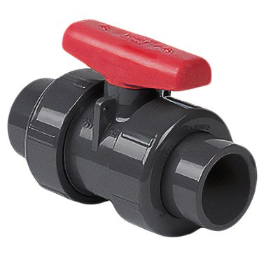 Spears 3629-012C Ball Valve CPVC 1-1/4 Inch Socket/Threaded True Union EPDM 235 PSI