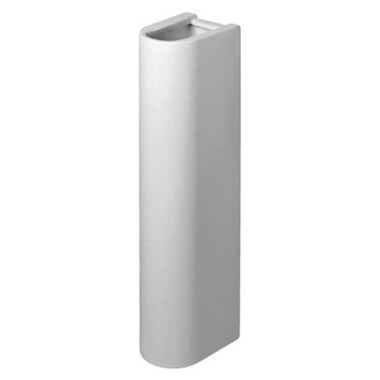 Duravit 0865160000 Pedestal Base Starck 3 28 Inch White for 030065/030060/030055/030410/030480/030470/033213/030760/030750