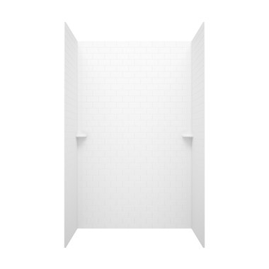 Swan Corporation STMK963662.010 36 x 62 in. Shower Wall Kit in White