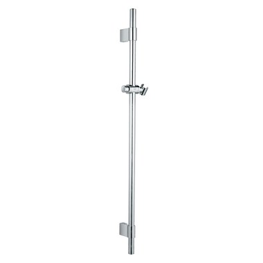 Grohe 28819001 Shower Bar Starlight Chrome 36H Inch Includes Wall Holders Glide Element Swivel Holder