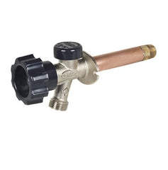 Prier 478-06-LF Sillcock Frost Free with Vacuum Breaker Lead Free Brass 1/2 x 6 Inch MPT/Female Sweat Nickel Plated