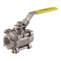 Jomar 500-308 Ball Valve T-SS-1000N-4B 316 Stainless Steel 2 Inch NPT 3-Piece Lever Handle Full Port 1000WOG