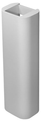 Duravit 0858270000 Pedestal Base Happy D.2 28-1/8 Inch White for 231680/231665/231660