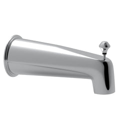 Rohl RT8000APC Tub Spout with Integrated Diverter Polished Chrome 7-1/4 Inch 6.0 Gallons per Minute