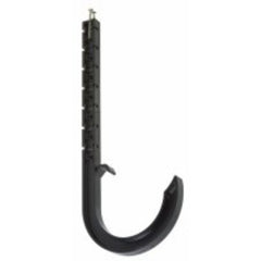 Oatey 33757 J Hook Hanger 3 x 7 Inch ABS Black