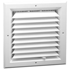 Hart & Cooley A501MS-14X14W Ceiling Diffuser 1 Way Multi Shutter 14 x 14 Inch