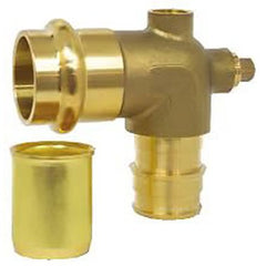 Webstone H-36833W Elbow Dual Vent 3/4 Inch Lead Free Brass Press x PEX F1960