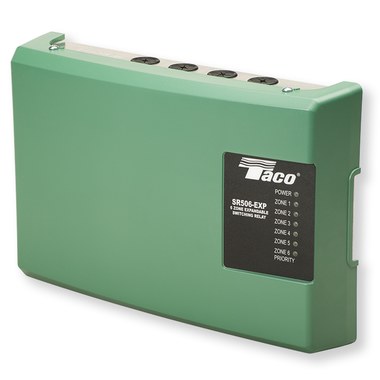 Taco SR506-EXP 6 Zone Switching Relay W/Priority And 3 Power Ports