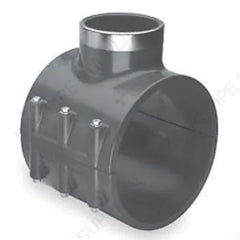 Spears 866S-523 Saddle Clamp Single Outlet EPDM Seal and Stainless Steel Hardware 6 x 1/2 Inch PVC Socket Schedule 80