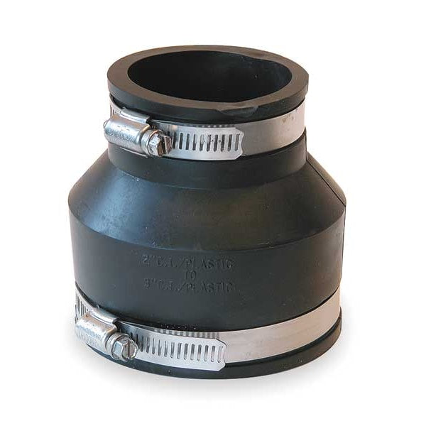 Fernco 1056-65 Coupling 6 x 5 in Cast Iron/PVC