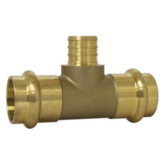 Webstone 86152W Tee F1807 1/2 Inch Brass Prs X Prs X PEX