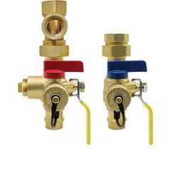 Webstone H-85443WPR-LH Tankless Valve Kit Isolator EXP E3 with Pressure Relief Valve 3/4 Inch FNPT