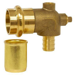 Webstone H-16833W-R Elbow Dual Vent 3/4 x 1/2 Inch Lead Free Brass Press x PEX F1807