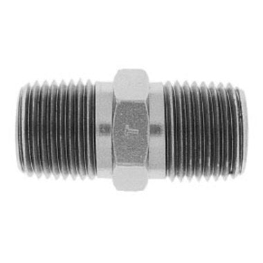 Tylok SS-4-1HN 1/4 in. Threaded Stainless Steel HEX Nipple