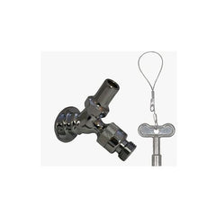 Prier C-255CP.50 Loose Key Anti-Siphon Angle Sill Faucet with 1/2-Inch FPT, Polished Chrome Plated