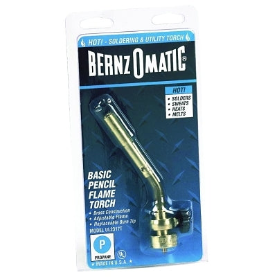 Bernzomatic 329207 Basic Pencil Flame Torch Propane Soldering Brazing Heating