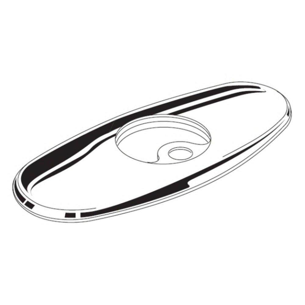 American Standard 2000102P.278 Ceramix Escutcheon Plate Only for American Standard 7075.100 Lavatory Faucet