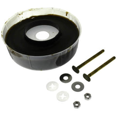 Fluidmaster 7514 Reinforced Extra-Thick Wax Ring Kit w/Flange, Brass Bolts and Hardware (Fits 3 in. and 4 in. waste lines)