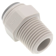 John Guest PI011624S 1/2 in. Tube OD x FPT Acetal Bulk Connector in Grey