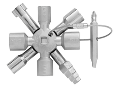 Knipex 001101 00-11-01 TwinKey Universal Control Cabinet Key 3 3/4 in.