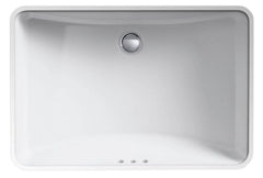 KOHLER 2215-0 Ladena 23-1/4 x 16-1/4 in. Rectangular Undermount Bathroom Sink